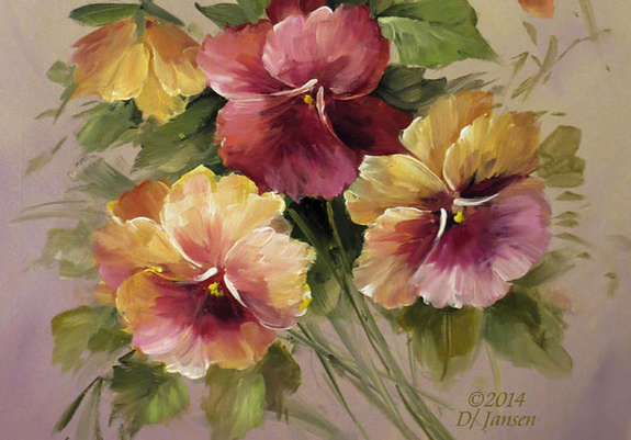Pansies - by David Jansen