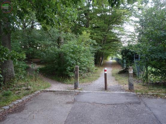 Straßenende, Übergang zu Waldweg