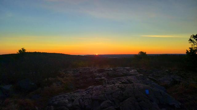 Sunrise this morning, April 21st, from Buck Hill!