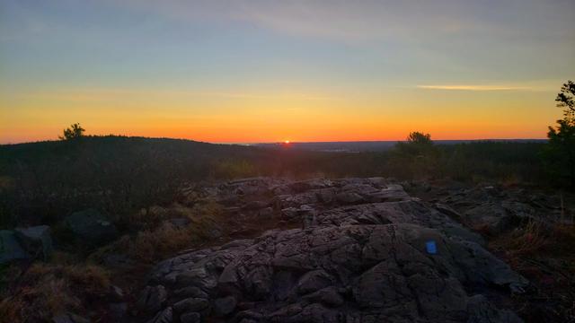 Sunrise this morning, April 21st, from Buck Hill!