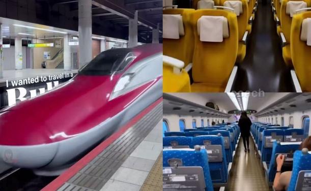 Travel Vlogger Gives Inside Look At Japan's Iconic Bullet Train, Internet Reacts