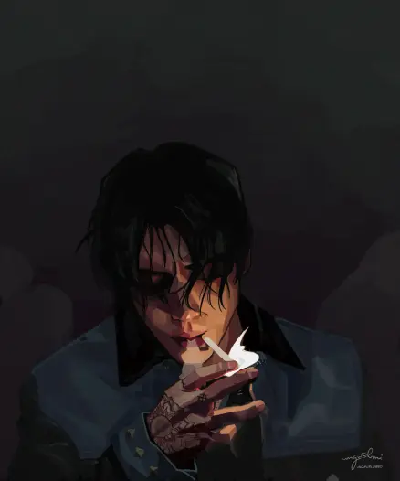An illustration of DPR Ian, referenced from the music video for Nerves.