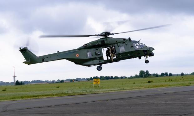 Un helicóptero militar NH90, en una imagen de archivo. (THIERRY MONASSE via GETTY IMAGES)