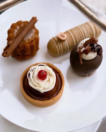 High tea at Amstel Hotel