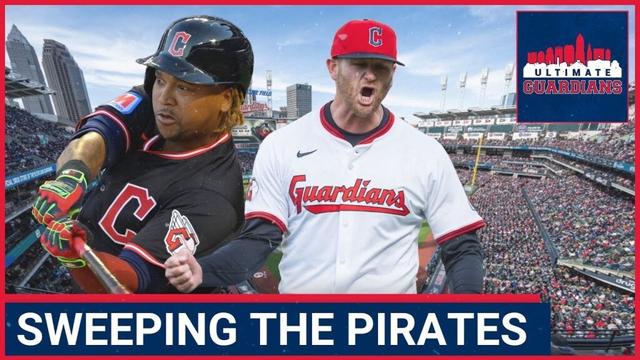 Cleveland Guardians sweep Pirates despite hiccup in 9th