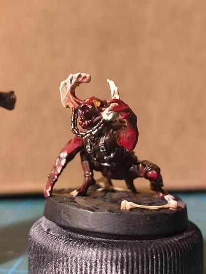 Another devourer demon aggressively screaming.