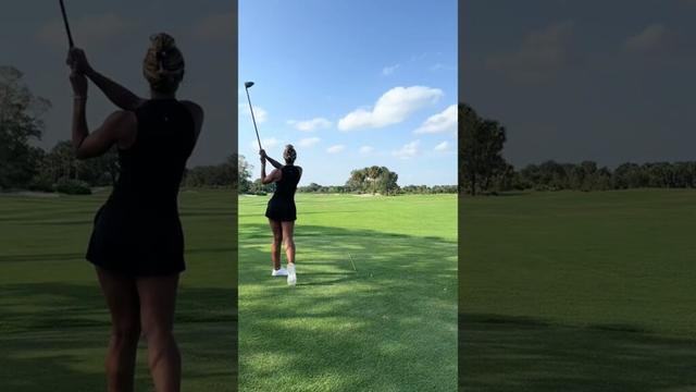 Such a happy girl 😹🏌🏽‍♀️⛳️ #golf #golfgirl #halara #girlswhogolf #golfing
