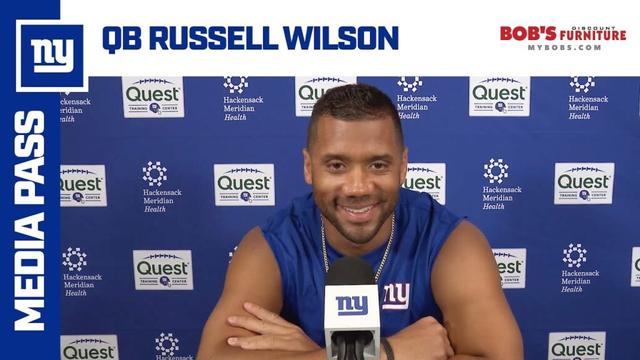 Russell Wilson on Building Relationships with New Teammates | New York Giants