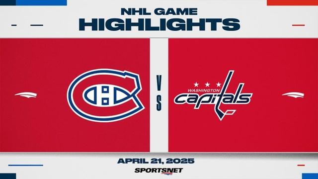 NHL Game 1 Highlights: Capitals vs. Canadiens - April 21, 2025