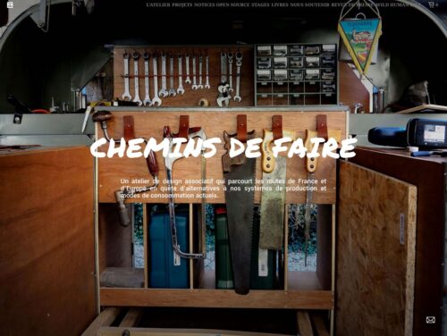 Captura de pantalla de cheminsdefaire.fr