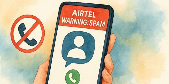 Airtel AI Spam Warning