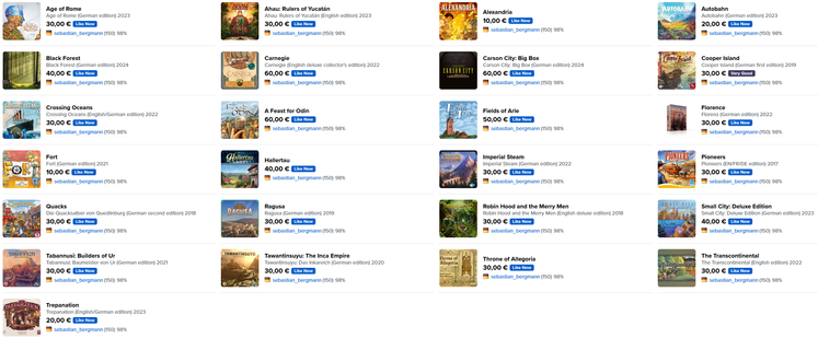 Screenshot of 
https://boardgamegeek.com/market/user/sebastian_bergmann