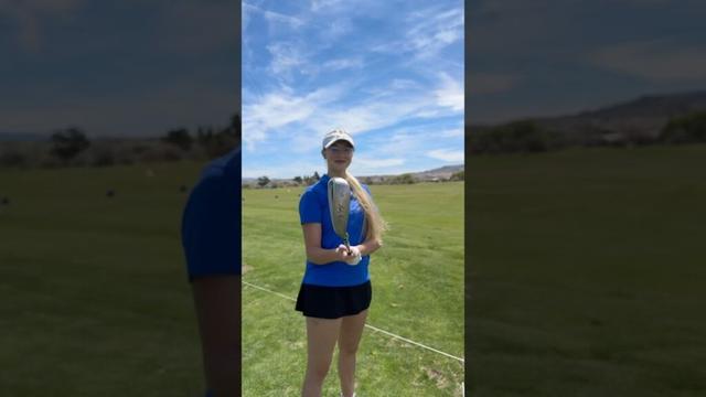 6 upside down it’s a 9 now #golf #golfer #golfgirl #ellahperry #shorts #outside #9 #drake #golfswing