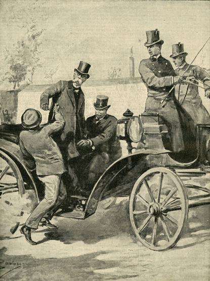 Depiction of the assassination. By Dante Paolocci - L’illustrazione popolare, Fratelli Treves Editori - Milano, 1897., Public Domain, https://commons.wikimedia.org/w/index.php?curid=98796492
