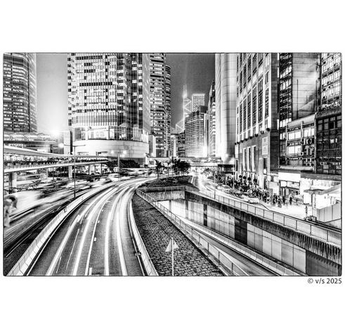 Nachts auf Hong Kong Island