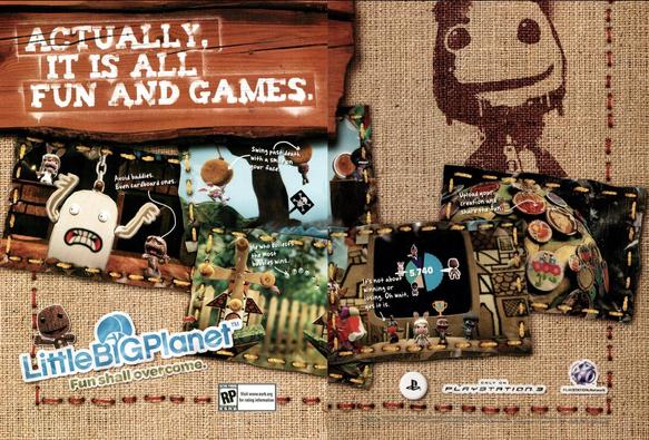 LittleBigPlanet Magazine Ad (Media Molecule - 2008)