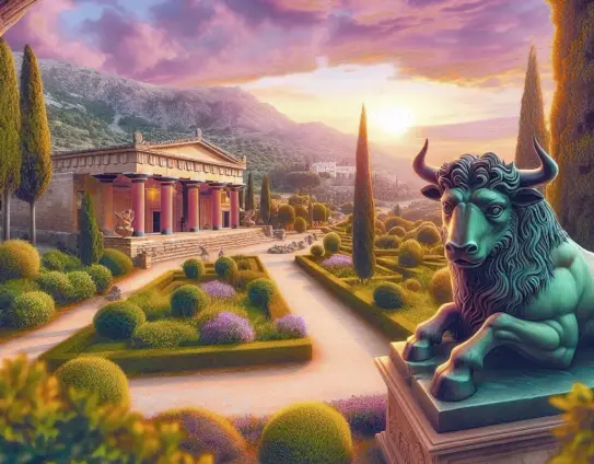 generata AI creta, re minosse, minotauro