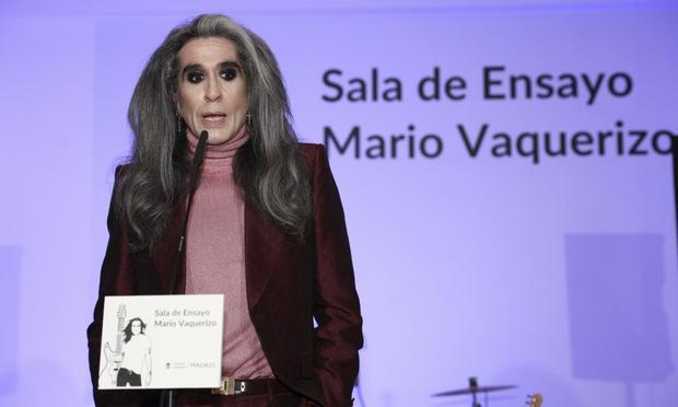 Mario Vaquerizo, en la inauguración este martes de la sala de ensayo que lleva su nombre en Madrid. (GTRES)