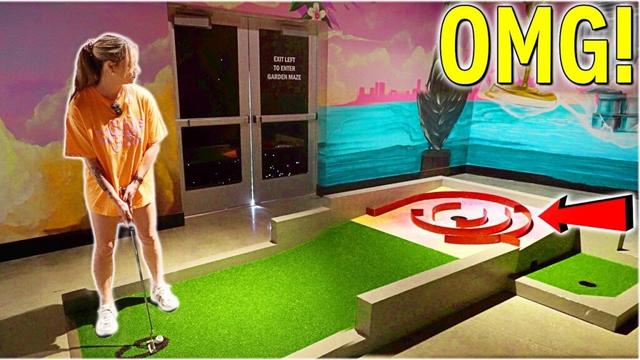 We Found an EPIC One of a Kind Mini Golf Course!