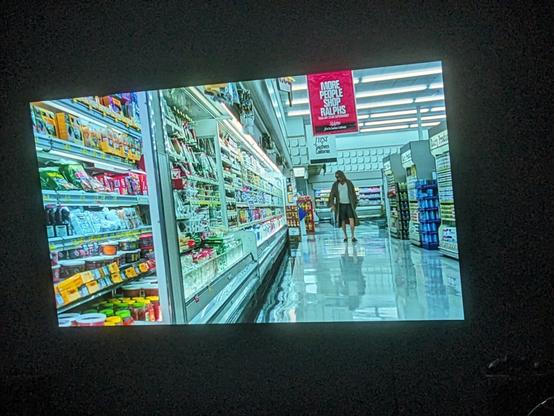 One of the first moments when The Dude appears on screen in The Big Lebowski.