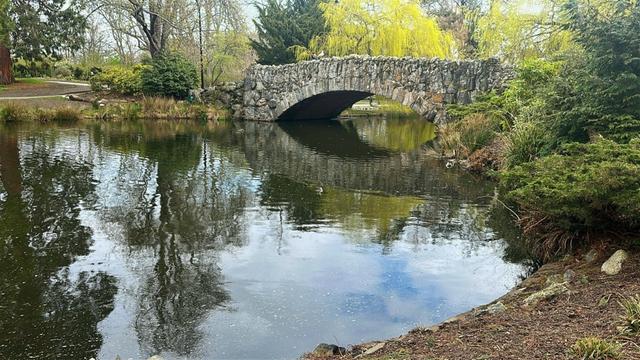 Stone Bridge in Beacon Hill Park, Victoria