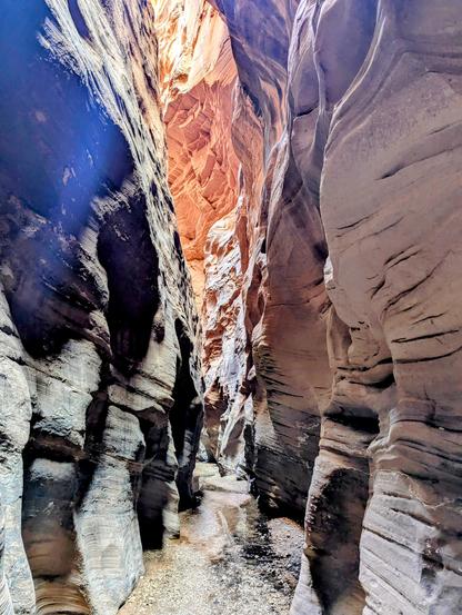 Buckskin Gulch at a narrow point