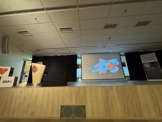 Empty stage
