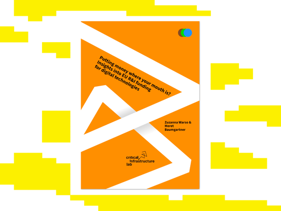 Putting money where your mouth is? - Report cover with Open Future's branded background.