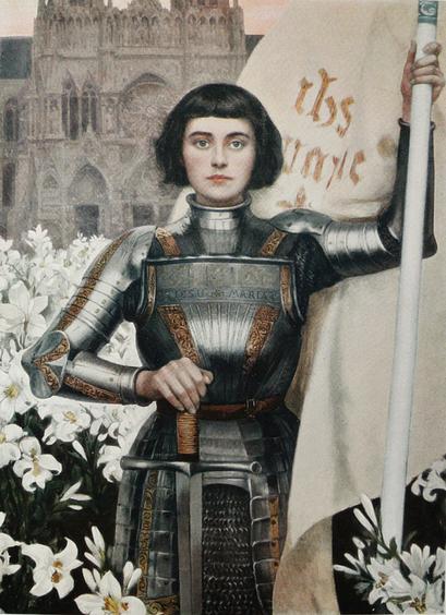 Albert Lynch's painting of Joan of Arc.