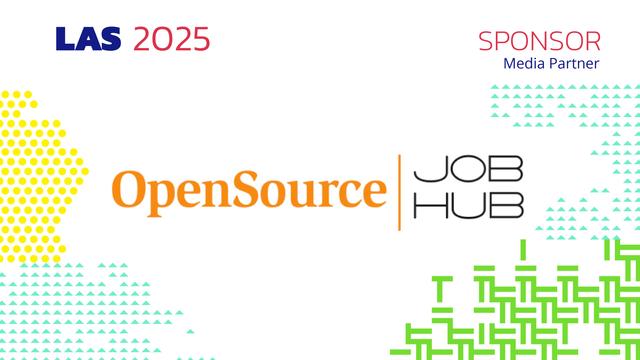 LAS 2025 Media Sponsor OpenSource JobHub