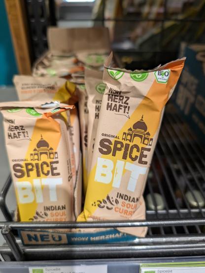 Ein herzhafter Nussriegel à la "Indian Soul Curry"
