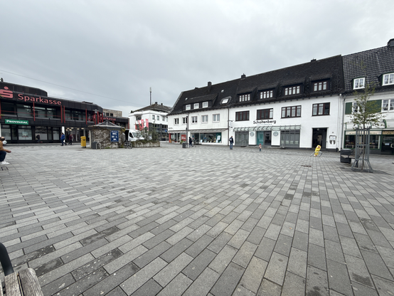 Der Von-Stephan-Platz in Meschede.