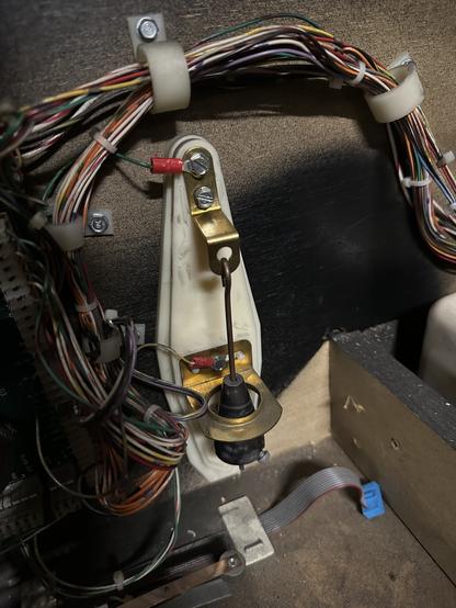Tilt bob of 1994 Road Show pinball machine.