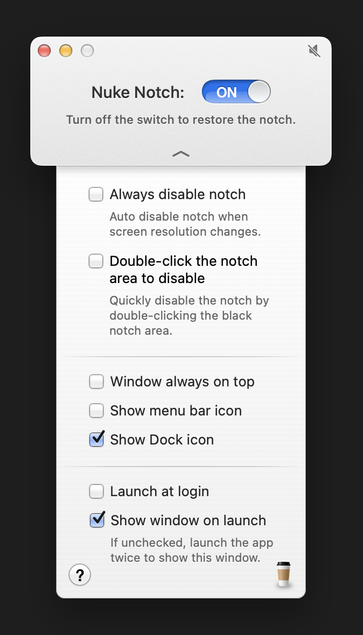 Say No To Notch screenshot