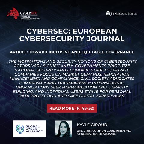 Quote card: "THE MOTIVATIONS AND SECURITY NOTIONS OF CYBERSECURITY ACTORS VARY SIGNIFICANTLY. GOVERNMENTS PRIORITIZE NATIONAL SECURITY AND ECONOMIC STABILITY; PRIVATE COMPANIES FOCUS ON MARKET DEMANDS, REPUTATION MANAGEMENT, AND COMPLIANCE; CIVIL SOCIETY ADVOCATES FOR PRIVACY AND TRANSPARENCY; INTERNATIONAL ORGANIZATIONS SEEK HARMONIZATION AND CAPACITY BUILDING; AND INDIVIDUAL USERS STRIVE FOR PERSONAL DATA PROTECTION AND SAFE DIGITAL EXPERIENCES"
