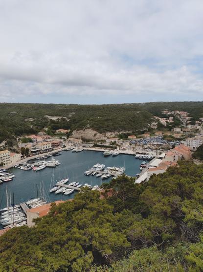 Photo du port de Bonifacio