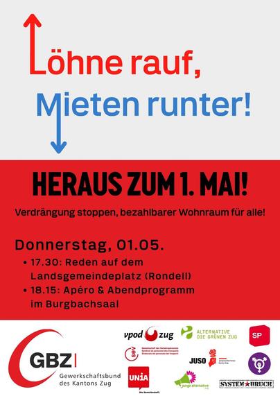 Plakat mit Programm und Logos