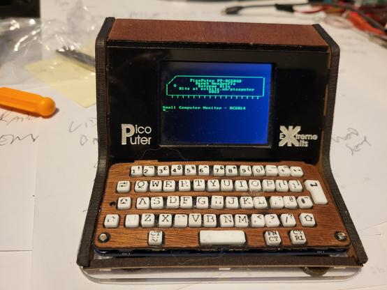 Pico puter with rc2040 splash screen
