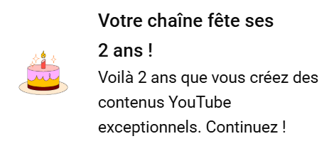 My Youtube channel is 2 years old!