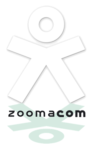 Le tout premier logo de Zoomacom.