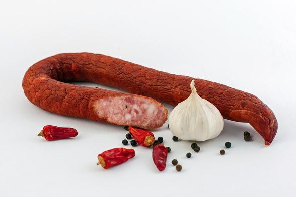sausage with spices