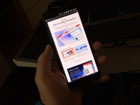 Vivaldi Browser running on ubuntu touch