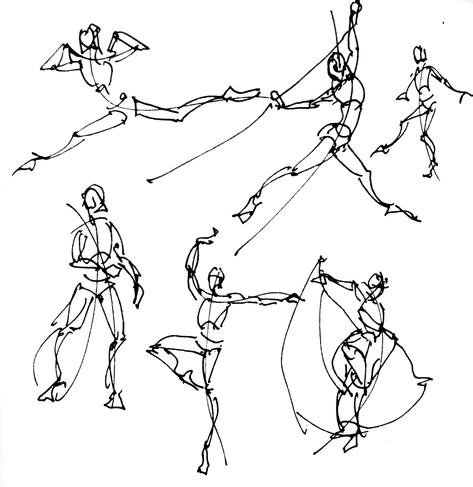 Gesture sketches