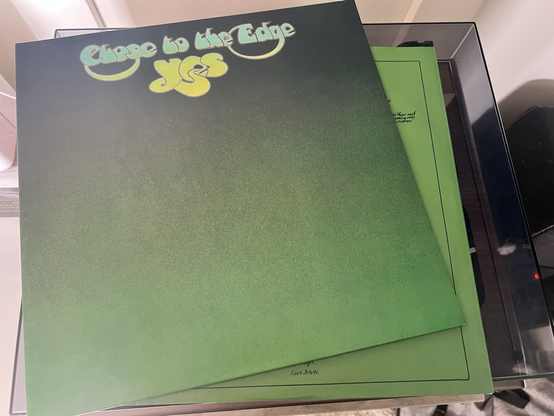 An image of a vinyl record: Close to the Edge by Yes