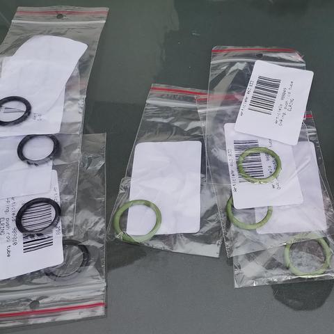 Neue einzeln verpackte Dichtringe