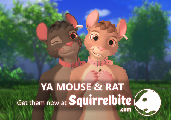 3d anthro rat and mouse.