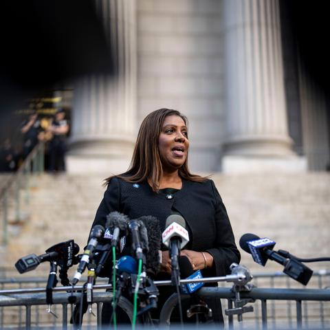 Letitia James in 2023.