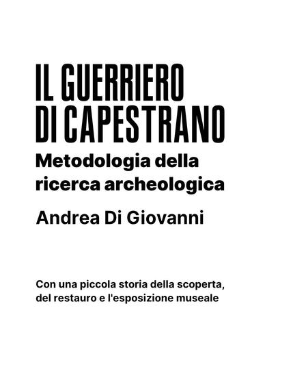 IL GUERRIERO DI CAPESTRANO