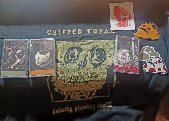 Chipped Topaz tapes and shirt, plus some  Negative Wingspan stickers!