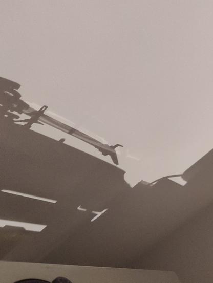 Photo of the shadow of a 1200MK2 record player needle and things